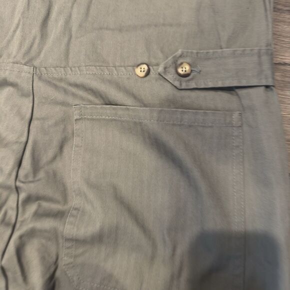 Gamine Workwear x Dickies Womens Miles Coveralls Size L 30”Inseam USA Made Olive - Picture 10 of 14